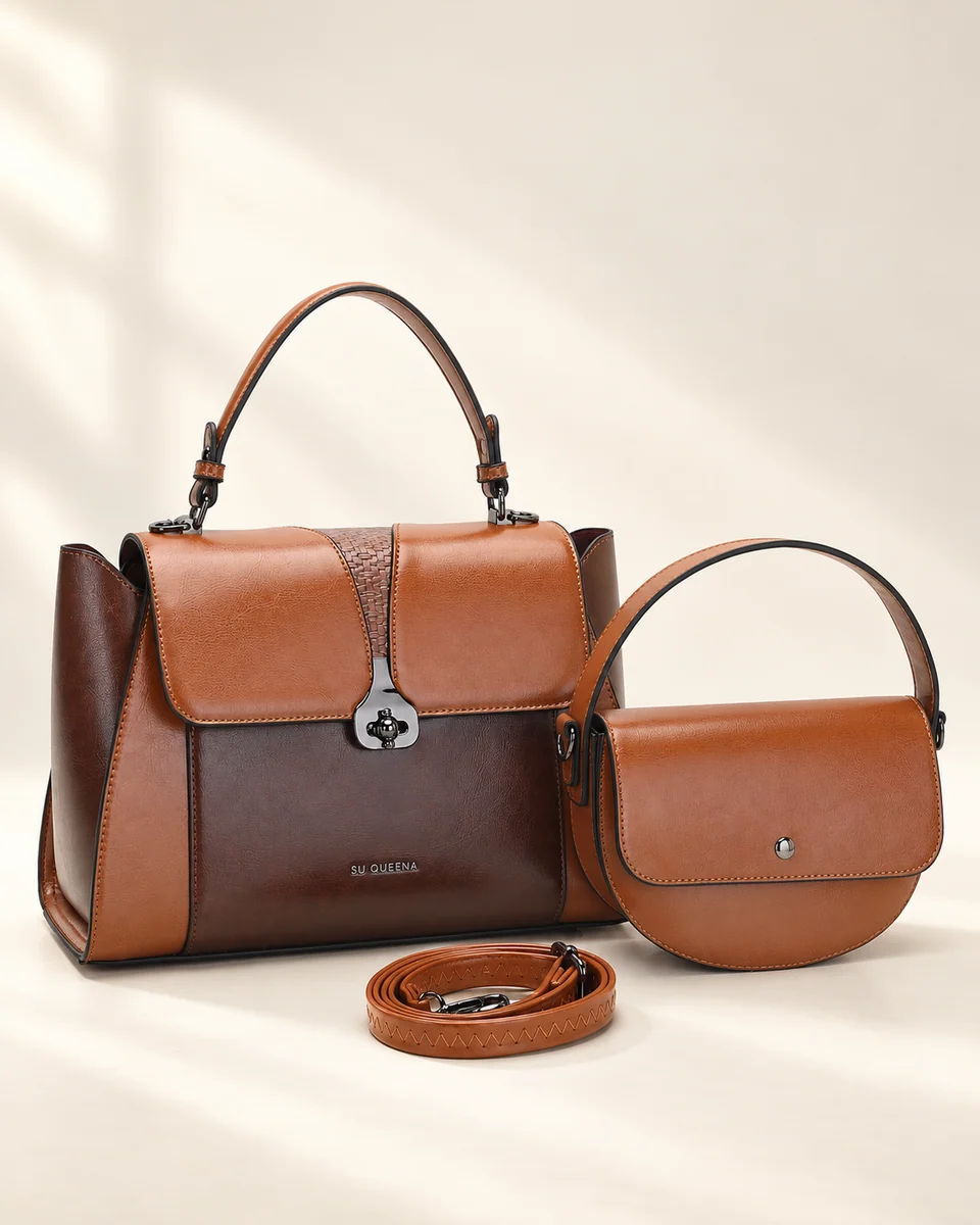Model 2784, front three-quarter view, shown with a smaller rounded bag and coiled shoulder strap.