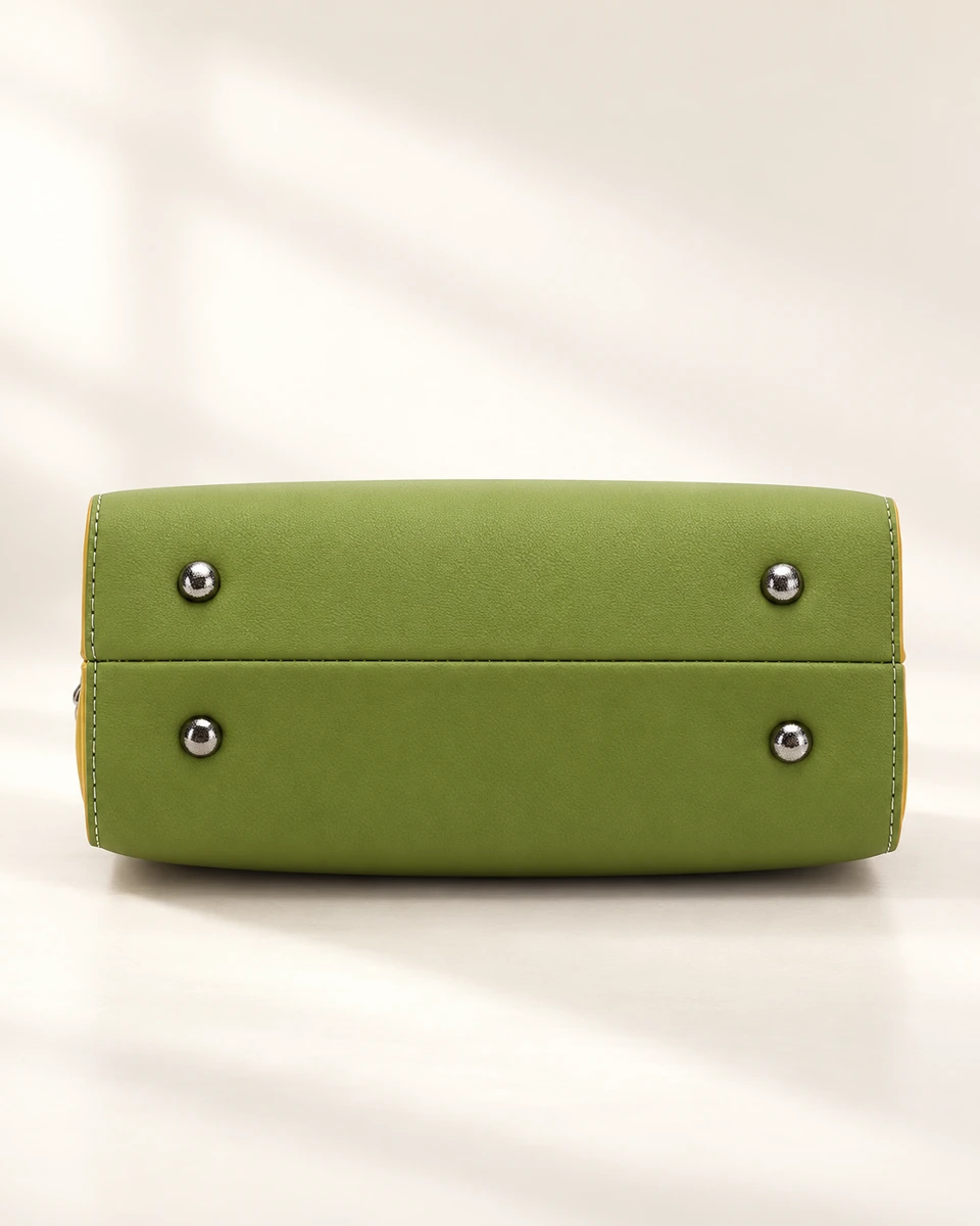 SU QUEENA 3174 olive bag base with four metal feet